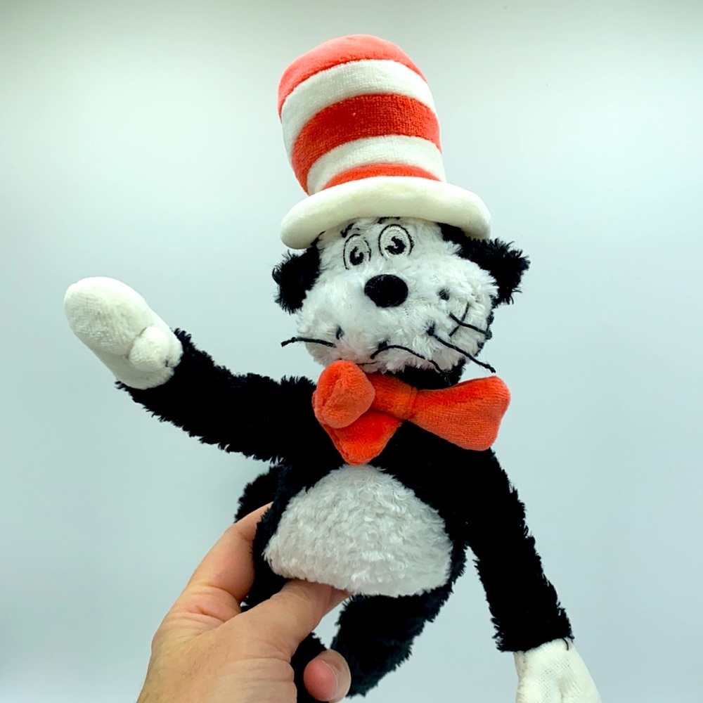 Official movie merchandise stuffed character cat, Dr. Seuss THE CAT IN THE HAT